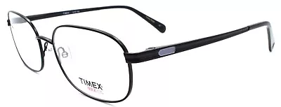 Timex 3:43 PM Men's Eyeglasses Frames Titanium 56-18-145 Black • $42.47