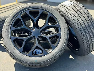 2023 Wheels Rims Tires 22  GMC Sierra Yukon Chevy Silverado 1500 Tahoe OEM Specs • $1999