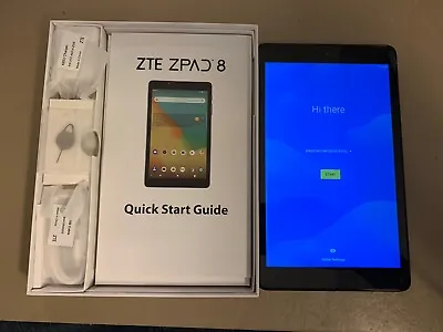 ZTE ZPAD 8 K83V 8  4G LTE Android HD Tablet - #20230922440 • $65