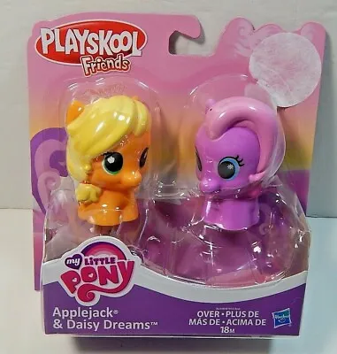 My Little Pony Figure 2 Pack Applejack & Daisy Dreams Playskool Friends  • $10.39