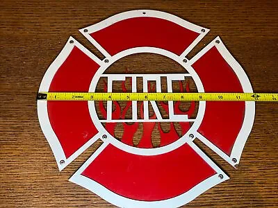 Vintage Fire Department Firefighter Fireman Station Firehouse METAL Sign Plaque • $24.99