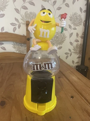 £15 • Buy M&M's Yellow Candy Dispenser Gum-ball Machine Mars 12inch