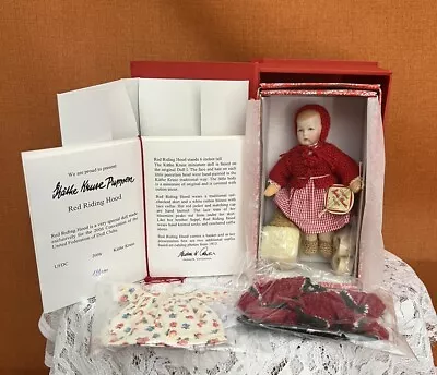 Darling 2006 Kathe Kruse UFDC Red Riding Hood Doll Org Box Clothing LE 181/190 • $37