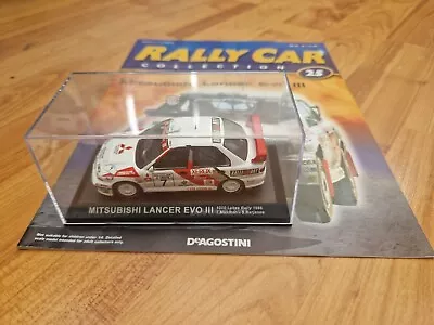 Ixo Deagostini 1/43 Mitsubishi Lancer Evo Iii 1000 Lakes 1996 Rally Car + Mag • $24.89