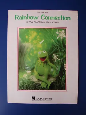 The Rainbow Connection The Muppet Movie 1979 Sheet Music Kermit Miss Piggy • $59