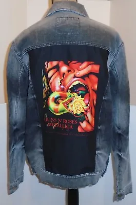 Wolfgang's Designs By Dragonfly Denim Jacket Guns N' Roses Metallica Mens Large • $99.99