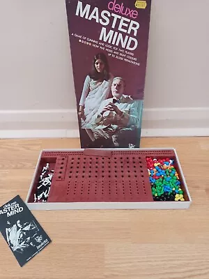 Mastermind Deluxe Strategy Memory Crack The Code Game - Boxed Vintage Invicta • £9.99