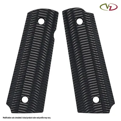 Vz Grips 1911 Compact Grip Alien Black G10 • $190.67