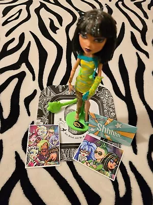 2009 Monster High  Cleo De Nile 1st Wave Dawn Of The Dance Doll & Accessories • $54