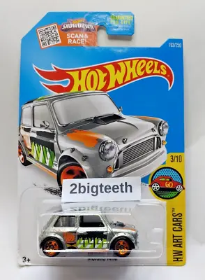 2016 Hot Wheels Zamac Walmart Exclusive Morris Mini BENT CARD HW Art Cars • $4.99