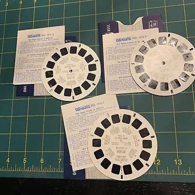 Sawyer's 1976 A B & C The Royal Family Of Belgium View-master 3 Reels Insert 1K • $27.50