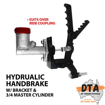 $50.50 • Buy Trailer Hydraulic Master Cylinder 3/4  Coupling Hitch Fluid Pump Brake Bracket