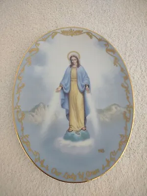 Visions Of Our Lady Plate  Our Lady Of Grace   The Bradford Exchange • $12.49