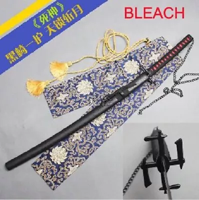 S4190 Bleach Ichigo Kurosaki Tensa Zangetsu Zanpakuto Sword Curved Blade 41  • $43.69