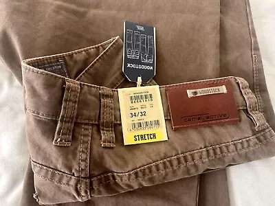 Camel Active Woodstock Stretch Jeans 34/32 Mid-Brown • £65