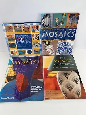 Lot Of 4 Mosaic Books - Techniques Projects Designs Motifs • $18.95