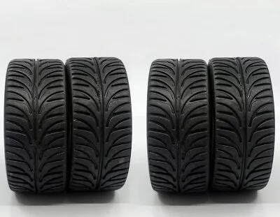 4PCS 27MM 1/10 On Road RC Car Tires+Foams (Fits 26mm Wheels) • $11.99