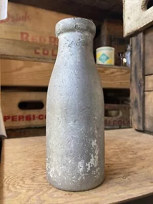 Vintage Original Aluminum Carnival Knock Down Knockdown Game Milk Bottle Toss • $34.99