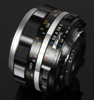 Voigtlander 40mm F2 Ultron SLIIS Nikon AIS Aspherical - CHROME  USA Warranty • $419