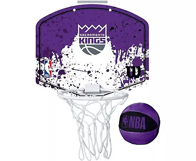 Wilson NBA Team Mini Basketball Hoop - Sacramento Kings - Basketball Hoops • $14.99