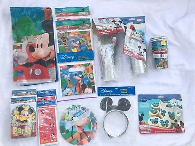 Mickey Mouse Clubhouse Lot Of Hallmark Birthday Party Supplies Balloons Decor • $49
