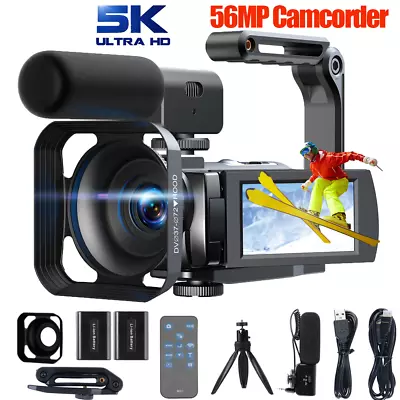 5K Digital Video Camera Camcorder 56MP 16X Zoom DV Camera For Girls/Boys Gift • $179.99