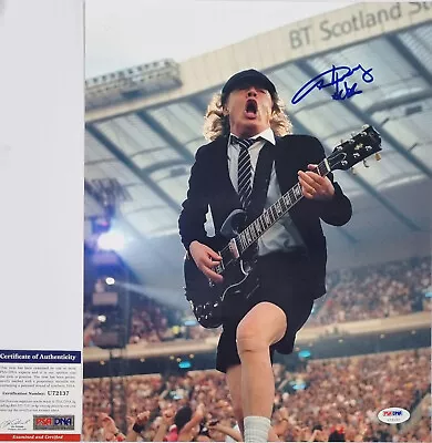 ACDC Angus Young Hand Signed 11x14 Inch Photograph (PSA DNA #U72137) • £273.27