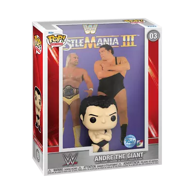 WWE - Andre The Giant WrestleMania III #18 Funko Pop Vinyl Figure Magazine Cover • $65