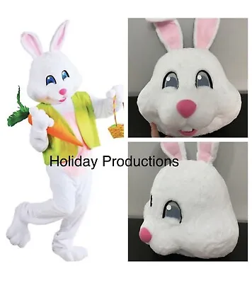 Deluxe Professional Easter Bunny Rabbit Mascot Costume New USA Shipping • $229.99