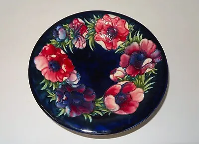 Moorcroft Pottery - 1950's Bowl In The Cobalt Blue Anemone Design Gorgeous! • $190