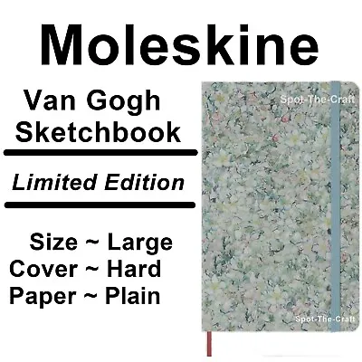 Moleskine Sketchbook Van Gogh Museum Custom Limited Edition • $25.99