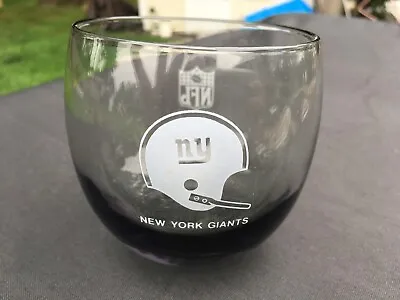 Vintage - NY Giants - Etched - High Ball Drinking Glass - Pre-owned • $4.85