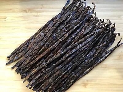 Half Pound Madagascar Grade B Extract Grade Bourbon Vanilla Beans [DRY/BRITTLE] • $69.99