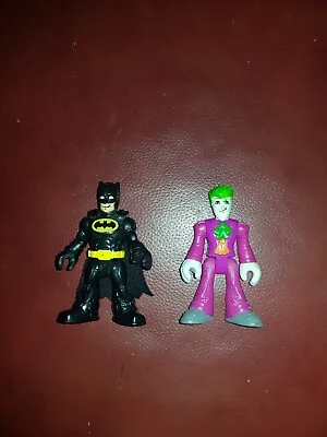 Imaginext Figures DC Marvel Super Hero's Villans Batman And Joker. • £6