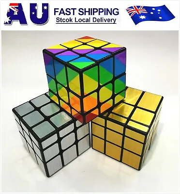 Mirror Magic Cube Rubix Rubik Super Smooth Fast Speed Puzzle 3x3x3 • $9.99