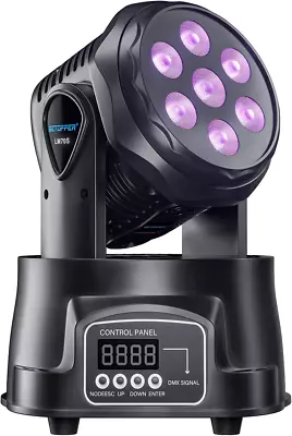 BETOPPER Stage Lights Mini Moving Heads 7x8W LED 9/14CH Disco Lights DJ Lights • £69.99