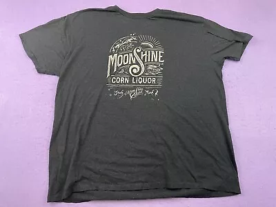 Moonshine Spirit By Brad Paisley Mens T-Shirt Size XXL Gray Cotton Poly Blend • $11.99