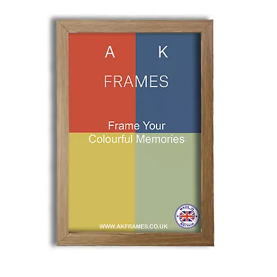 Poster Frame Black White Oak Gold Picture Photo Frames A2 A3 A4 A5 A6 60x40cm • £5.38