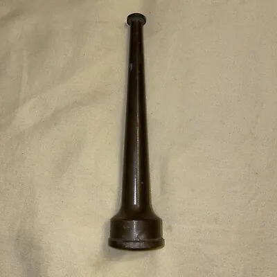 Vintage Solid Brass Mini Fire Harden Hose Nozzle 6  Inch • $11.95