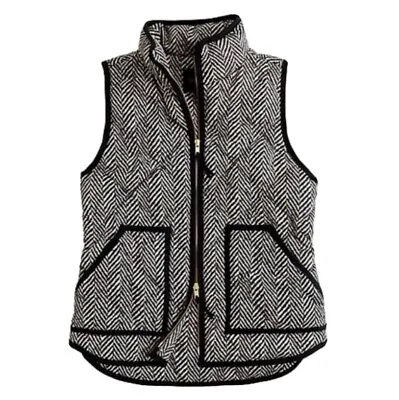 J Crew Factory Size. Small Herringbone Quilted Excursion Vest • $43.99