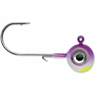 Rapala Vmc Neon Moon Eye Jig Purple Albino (1/8 Oz) • $9.79