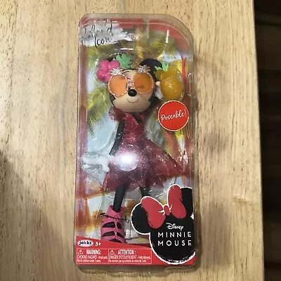 Jakks Pacific Disney Minnie Mouse “Island Icon” 9 Inch Poseable Doll New • $16.99