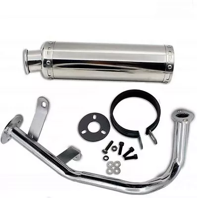 Performance Exhaust Silver  Muffler For GY6 139QMB  4 Stroke 50c-100cc • $69.99