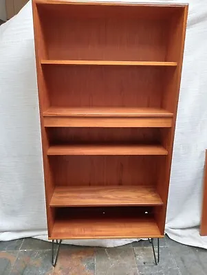 G Plan Mid Century Teak Bookcase On Hairpin Legs * • £155