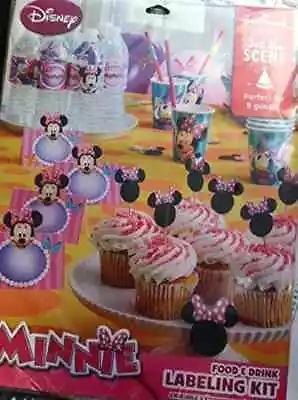 Minnie Mouse Dream Disney Kids Birthday Party Decoration Food Drink Label Kit • $11.77