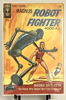 MAGNUS ROBOT FIGHTER 4000AD #28 1969 Gold Key Comics  NICE COND LOTS OF PHOTOS • $14.79