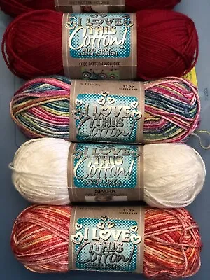 Cotton Yarn- I Love This Yarn- Choose Your Color • $5