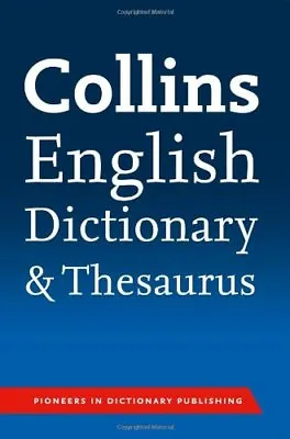 Collins English Paperback Dictionary And Thesaurus • £3.48