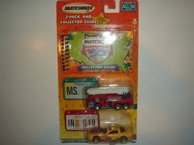 2001 Matchbox Across America 2 Pack With Collector Guide Mississippi Extending L • $35.34