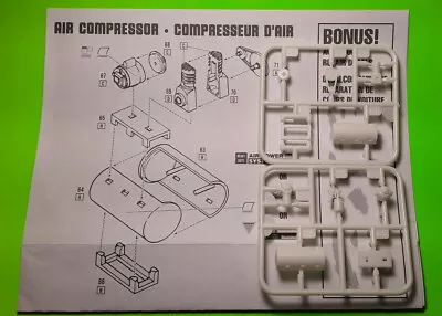 Tip Top Shop #2 PART ONLY 1/25 Air Compressor Paint Spray Gun Gas Station Garage • $12.99